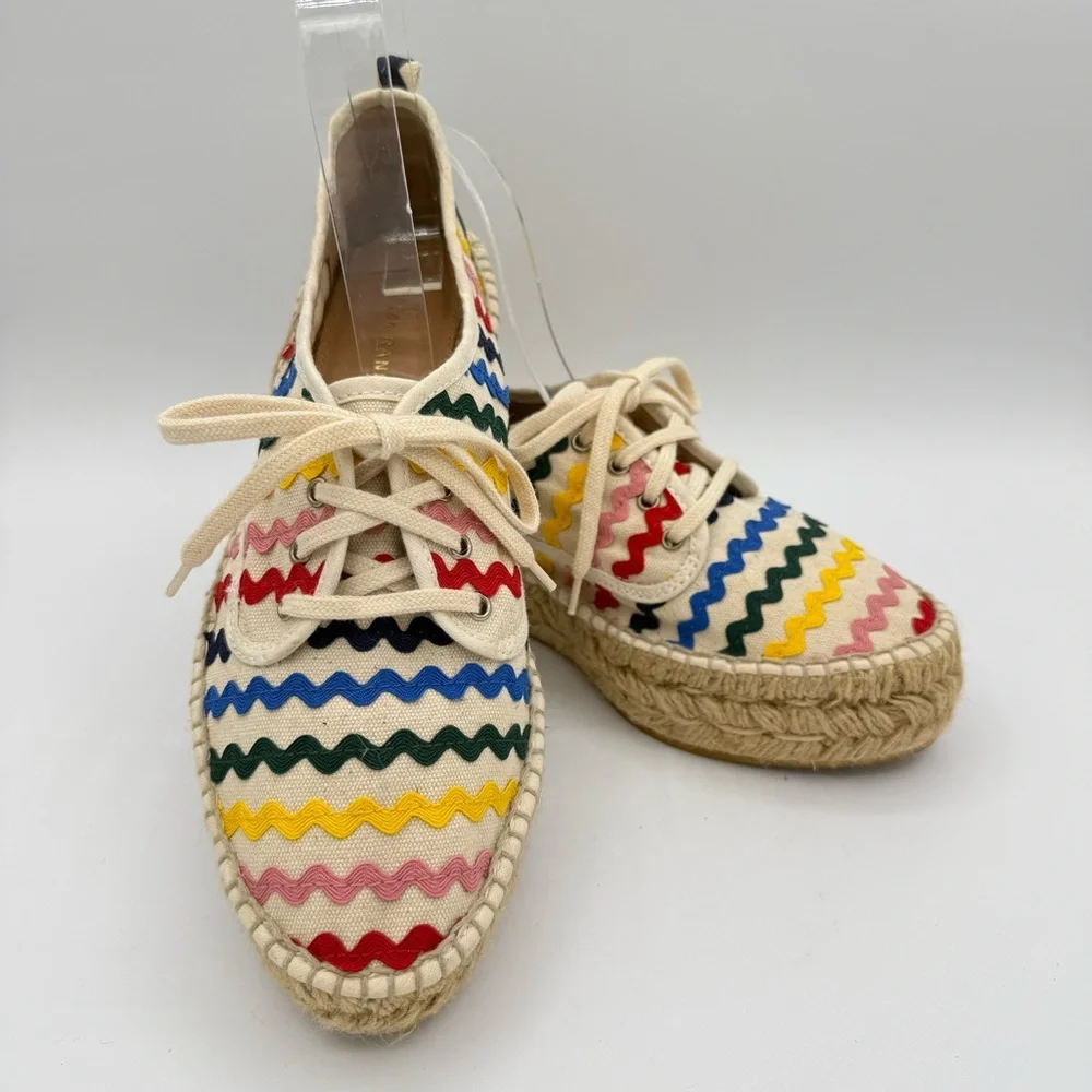 Loeffler Randall Alfie Espadrille Sneakers 38 Rainbow